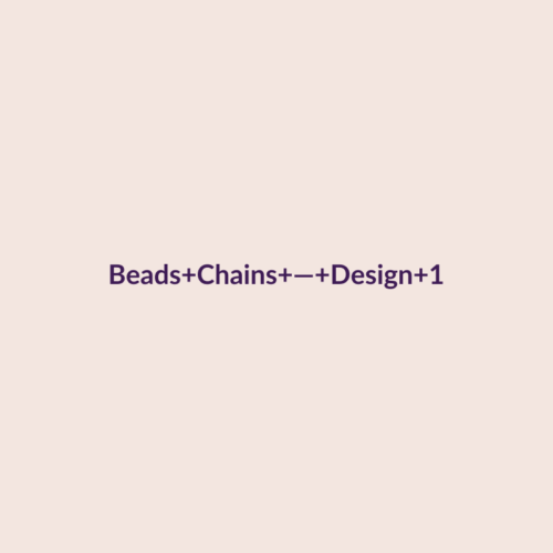 Beads Chains — Design 1