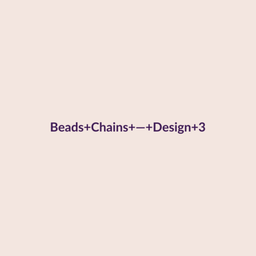 Beads Chains — Design 3