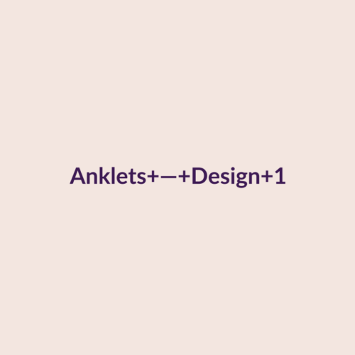 Anklets — Design 1