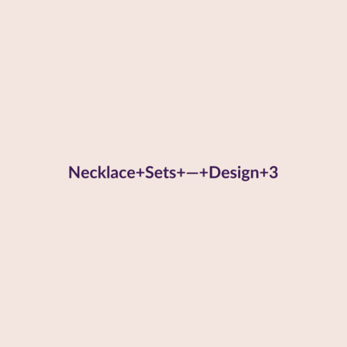 Necklace Sets — Design 3